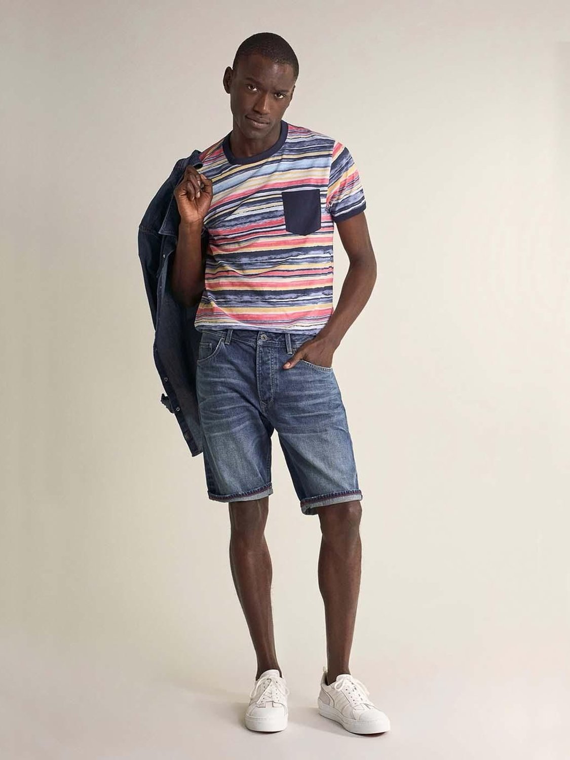 Pantalón corto Salsa Jeans Loose Denim - Bicos de Fío