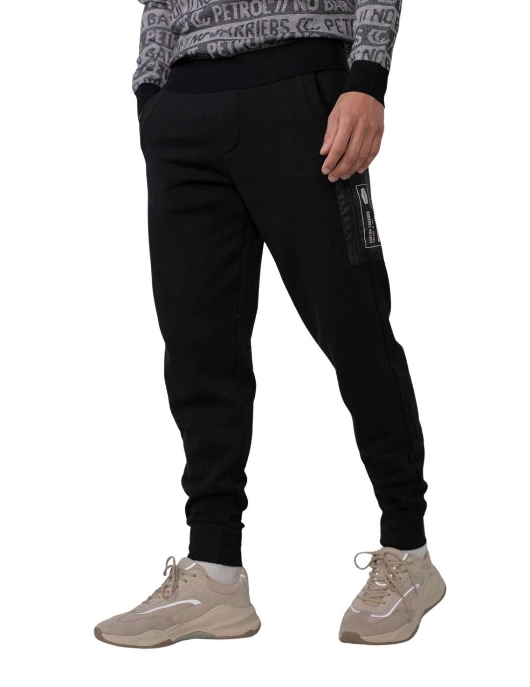 Pantalón jogger Petrol Industires Negro - Bicos de Fío