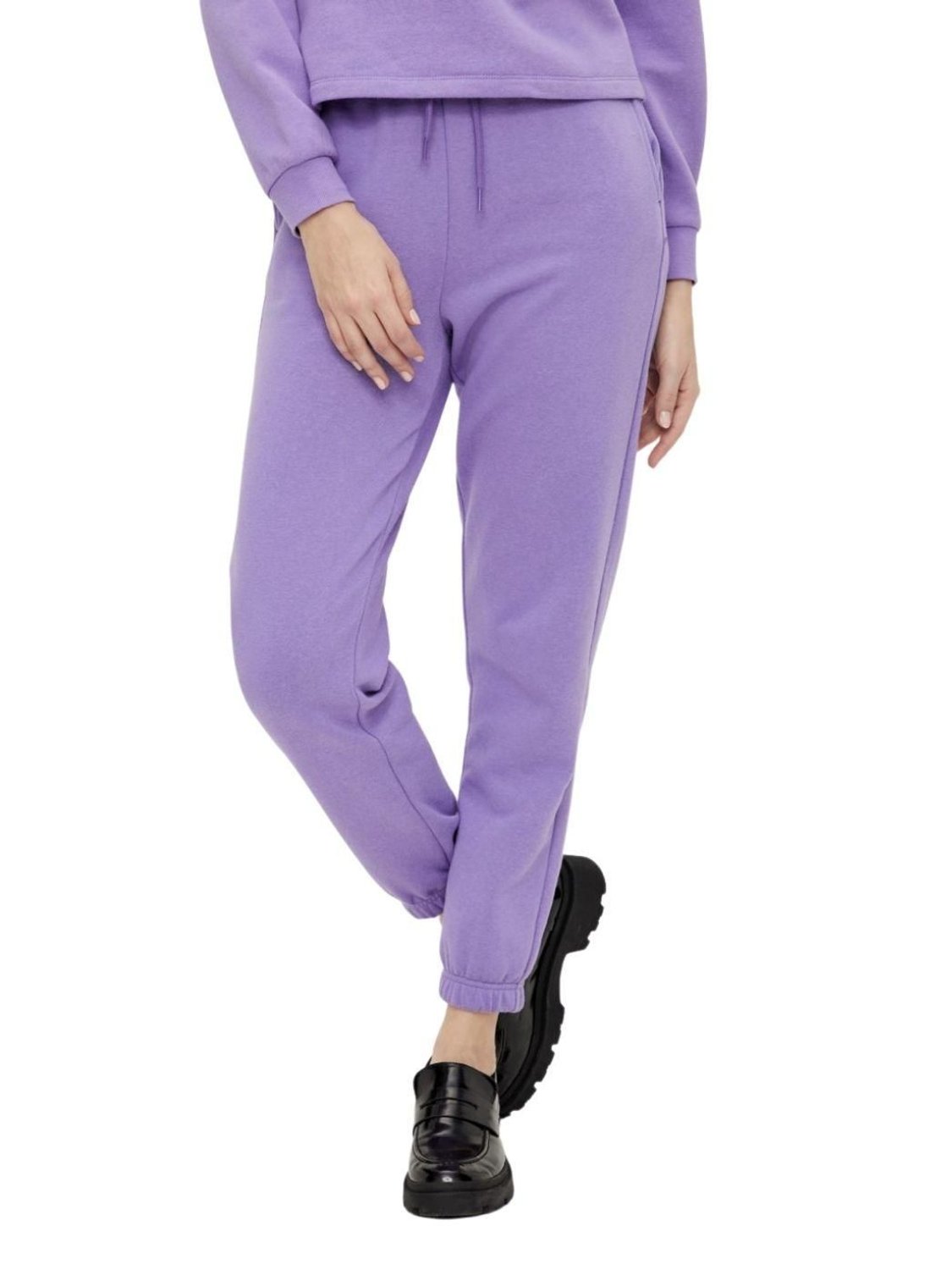 Pantalón Pieces Pcchilli Noos Lila - Bicos de Fío