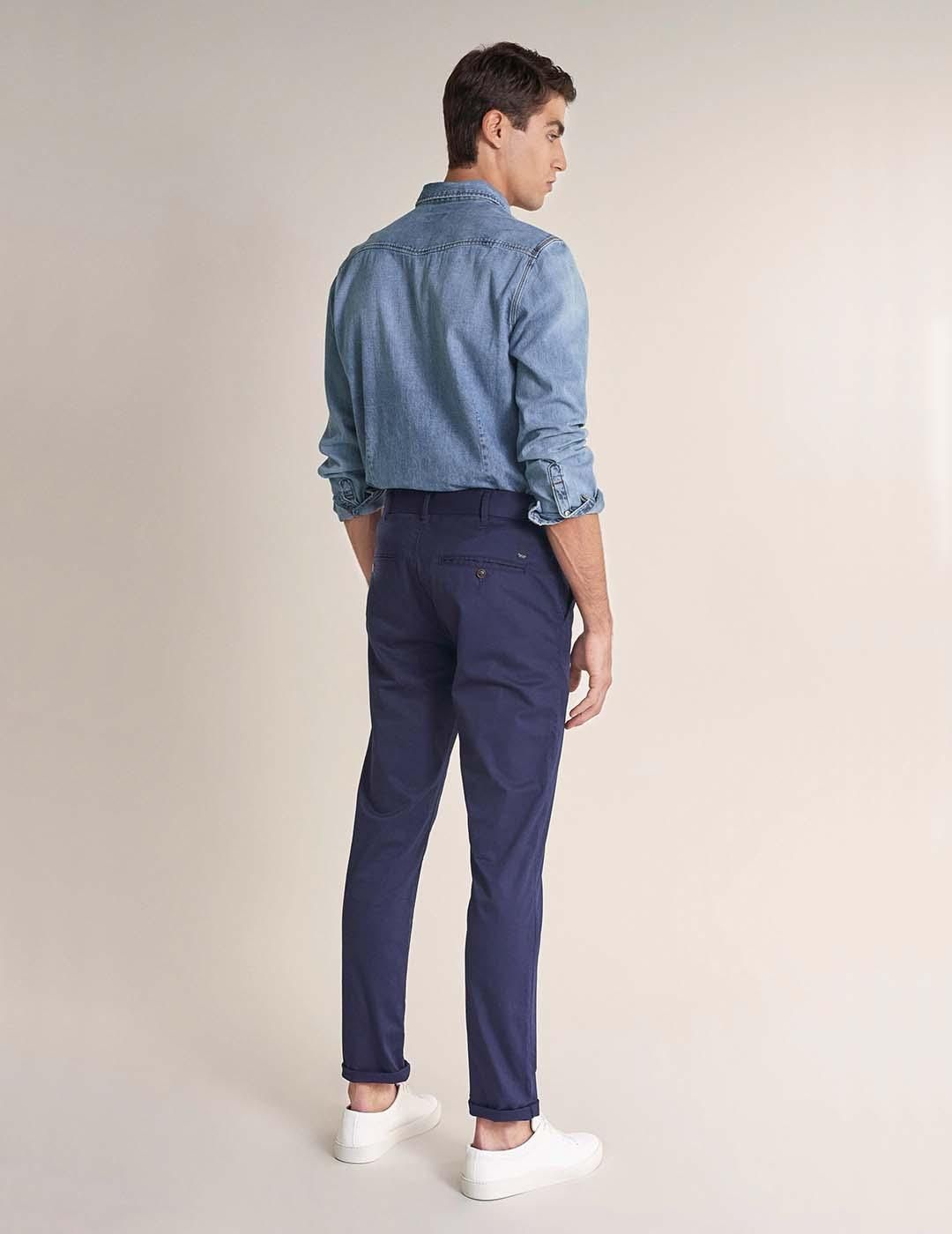 Pantalón Salsa Jeans Spartan Slim Azul - Bicos de Fío