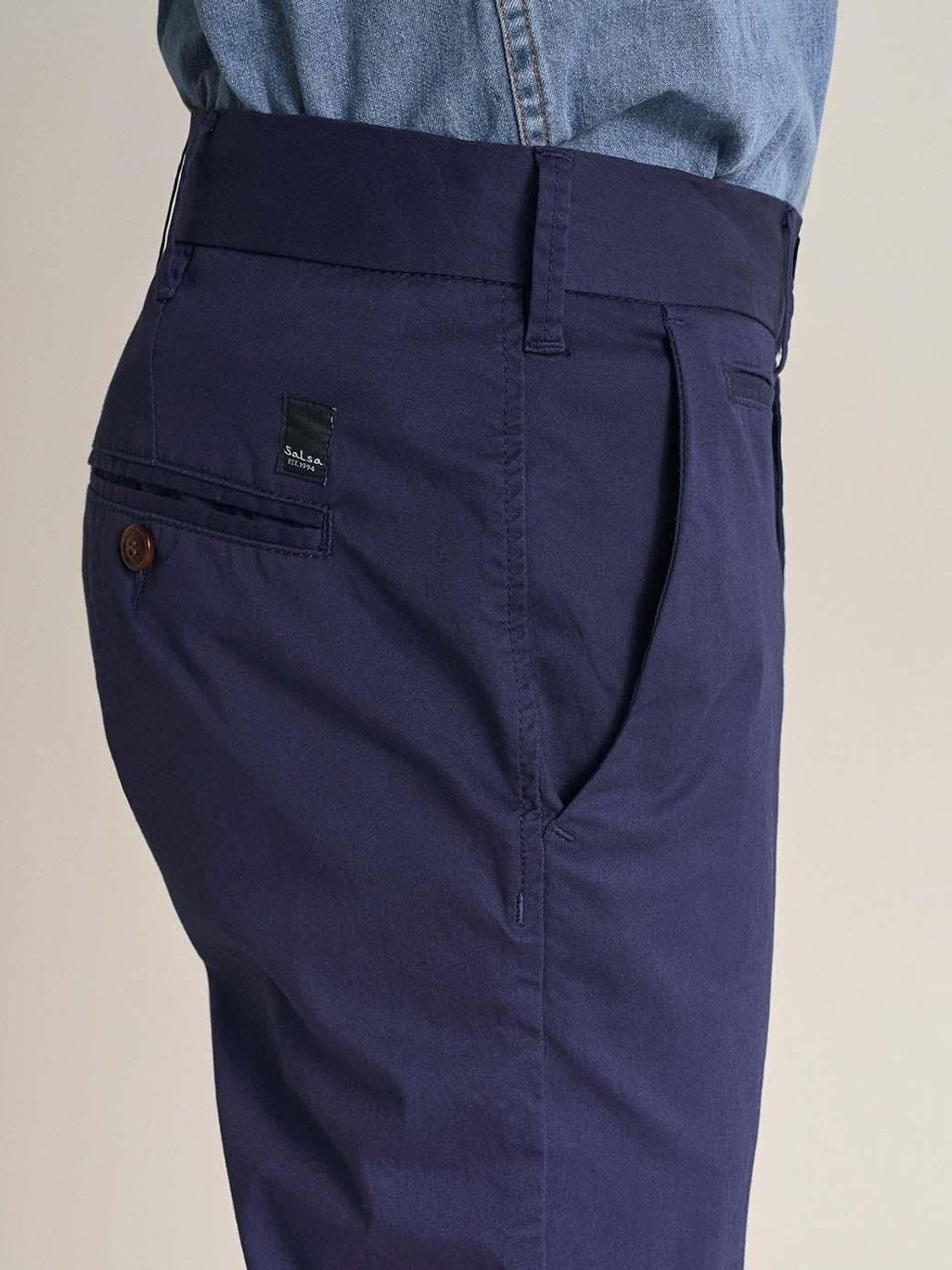Pantalón Salsa Jeans Spartan Slim Azul - Bicos de Fío