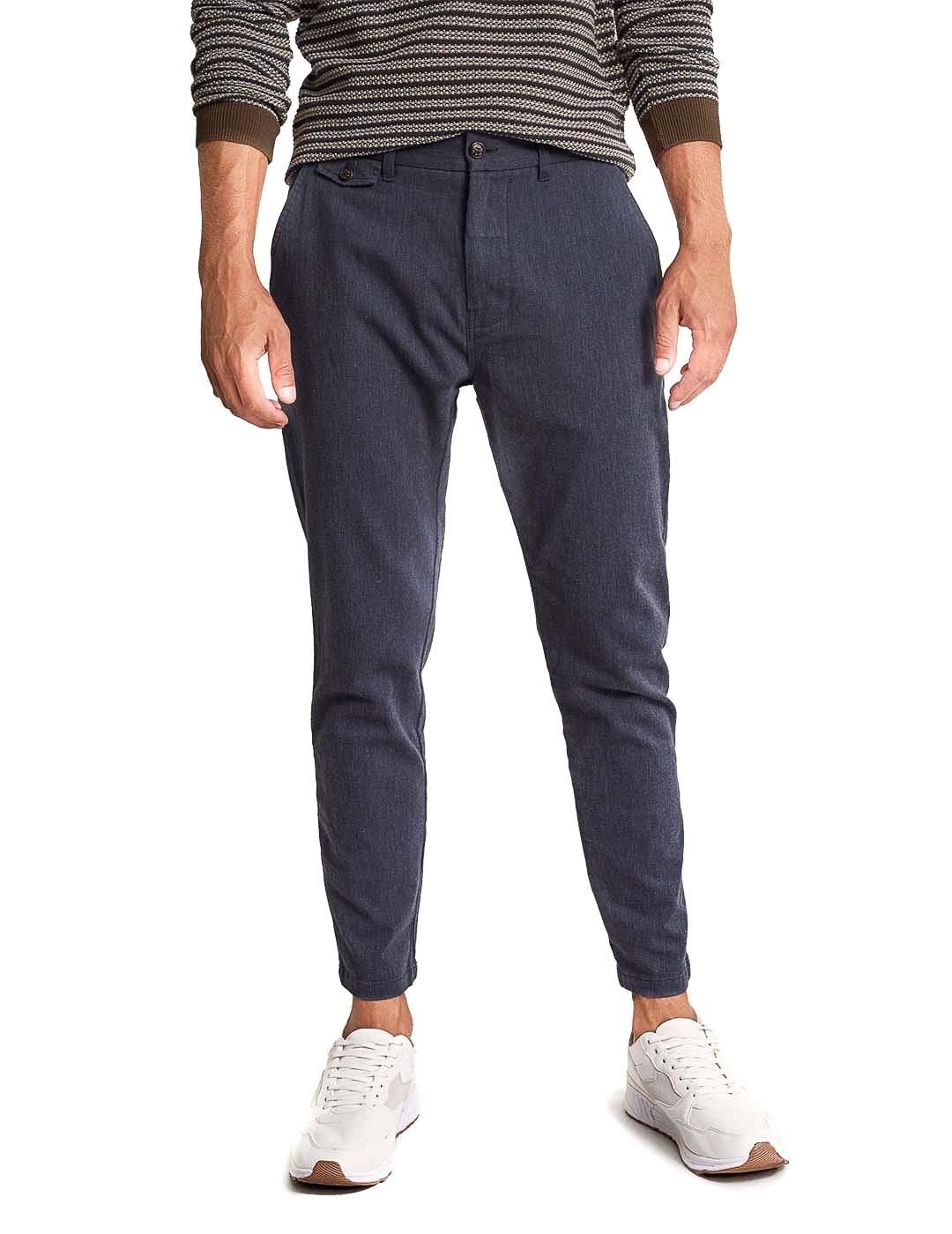 Pantalones Salsa Jeans Karl Loose Slim Azul - Bicos de Fío