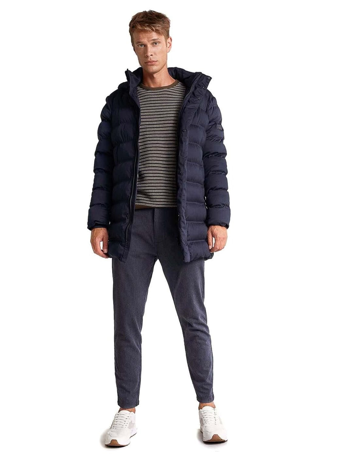 Pantalones Salsa Jeans Karl Loose Slim Azul - Bicos de Fío