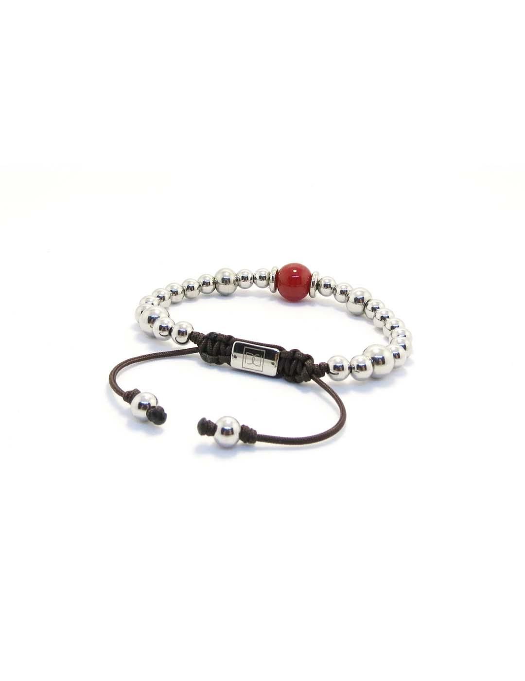 Pulsera Disorder Murano Steel Rojo - Bicos de Fío