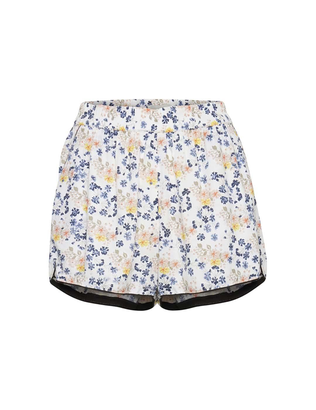 Short BLENDSHE Jenn Estampado Floral - Bicos de Fío