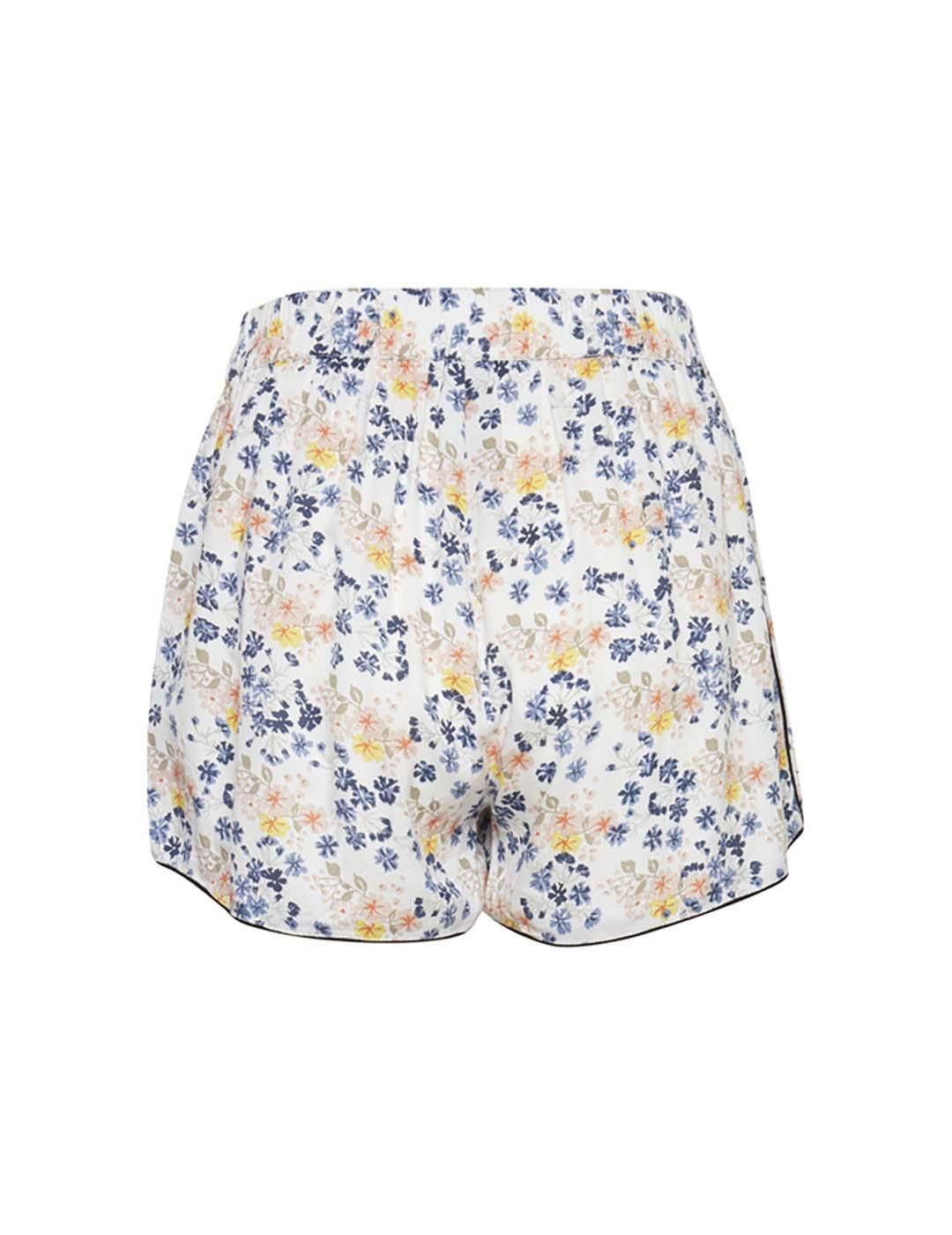 Short BLENDSHE Jenn Estampado Floral - Bicos de Fío