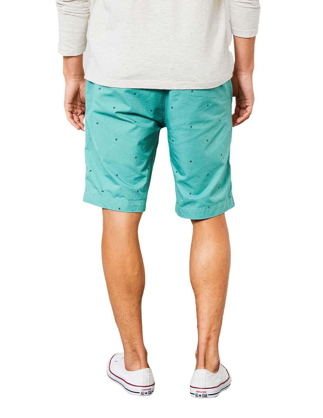 Short Chino PETROL Cinturón Light Pine Verde - Bicos de Fío