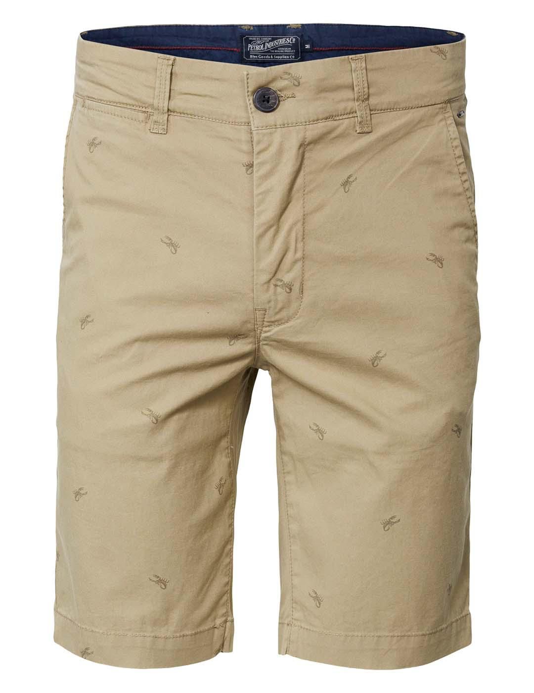 Short Chino PETROL Dark Tobacco Marrón - Bicos de Fío