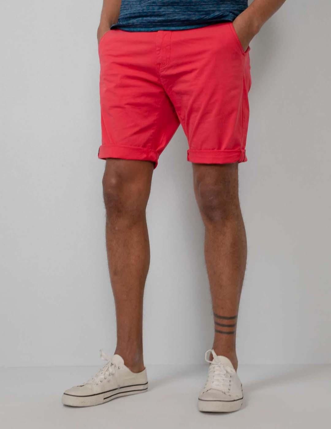 Shorts Chino Petrol Industries Rojo - Bicos de Fío