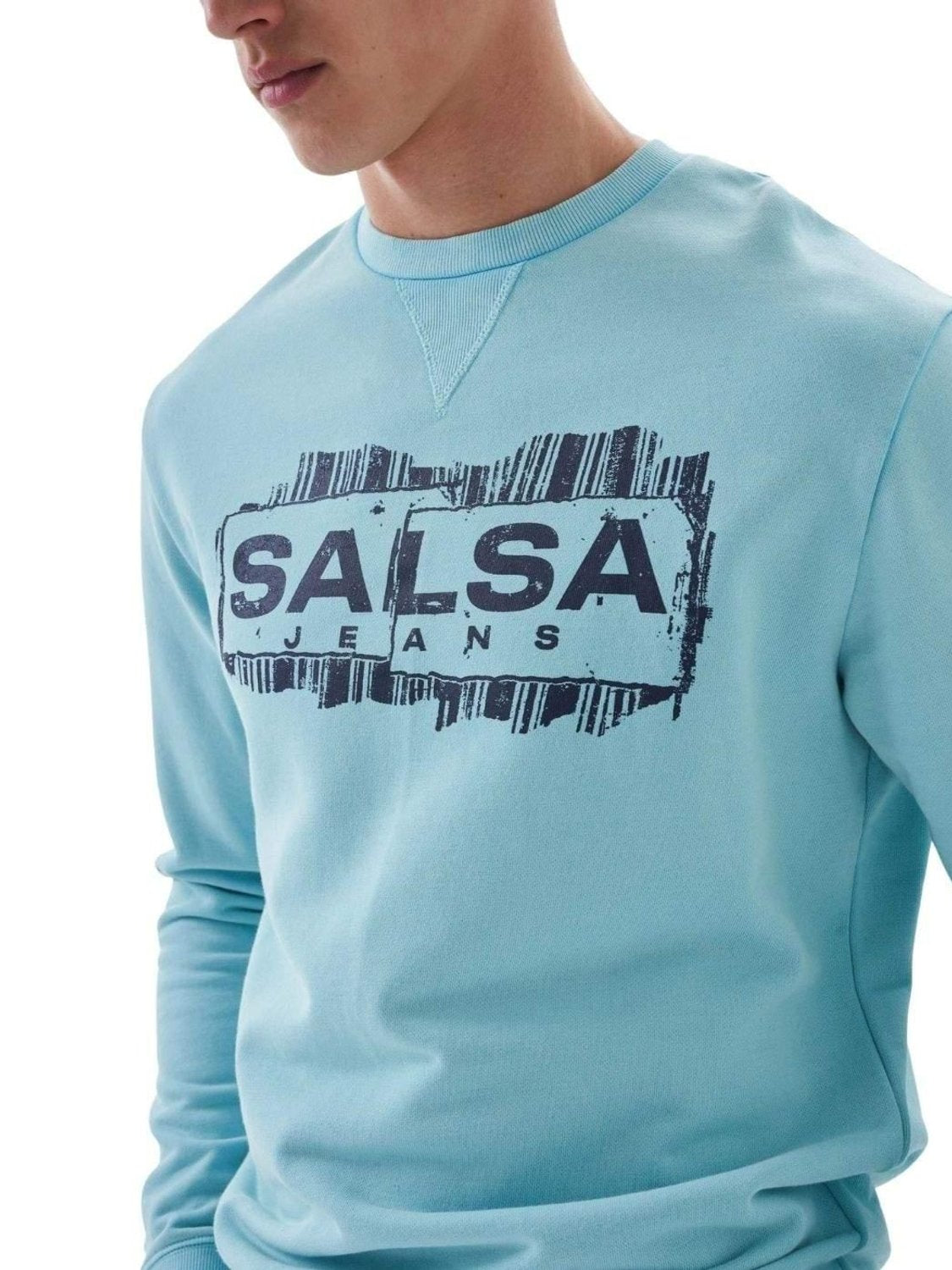 Sudadera Salsa Jeans Branding Azul - Bicos de Fío