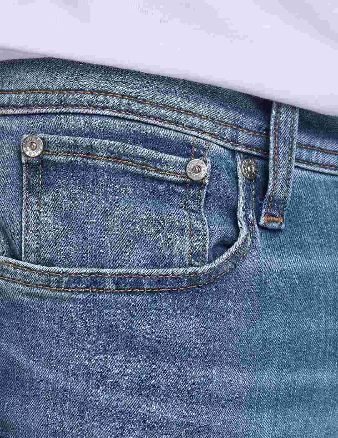 Vaqueros Jack and Jones Tom Skinny AM 815 Azul - Bicos de Fío