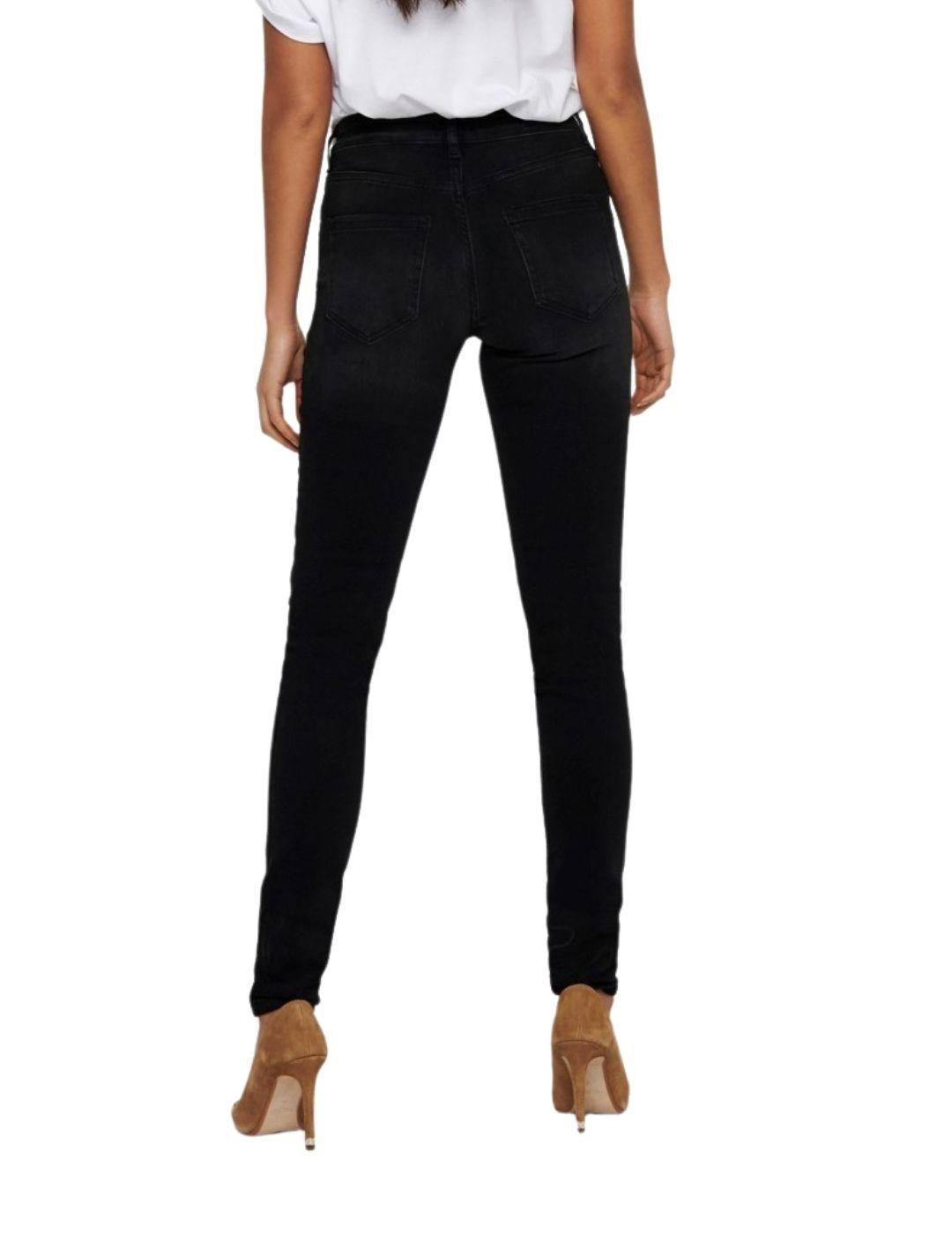 Vaqueros Only Onlblush REA 1099 Black Denim - Bicos de Fío