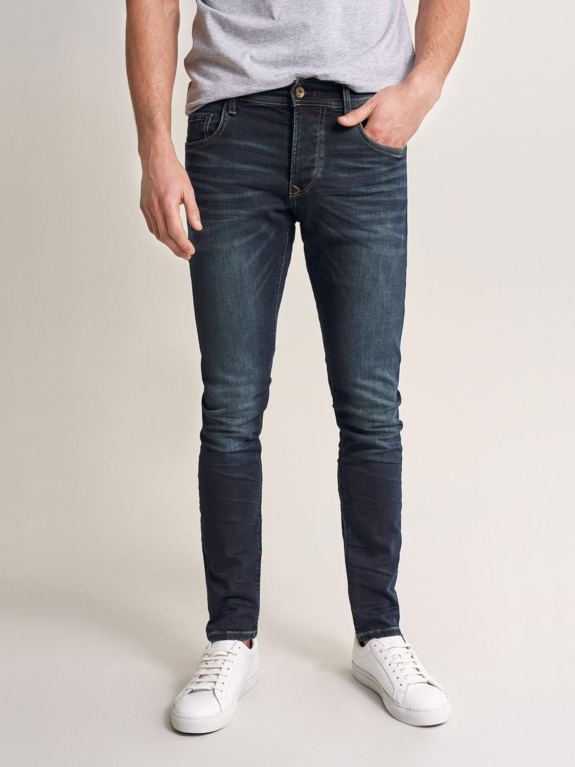 Vaqueros Salsa Jeans Skinny Clash Jogger Azul - Bicos de Fío