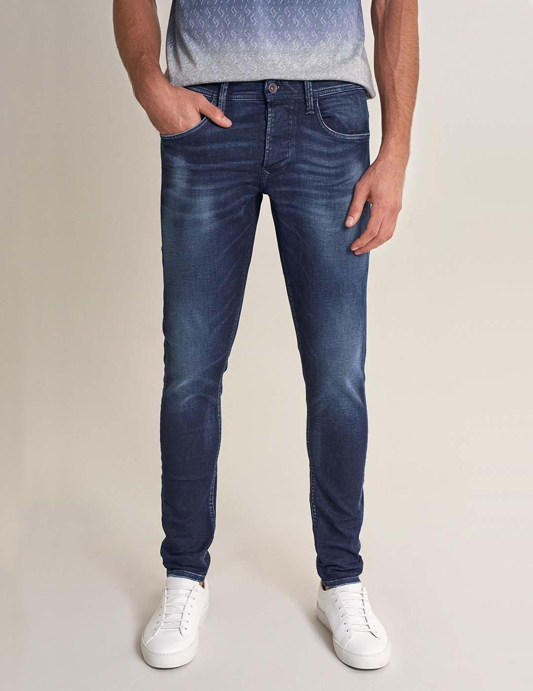 Vaqueros Salsa Jeans Skinny Clash Ready To Go Azul - Bicos de Fío