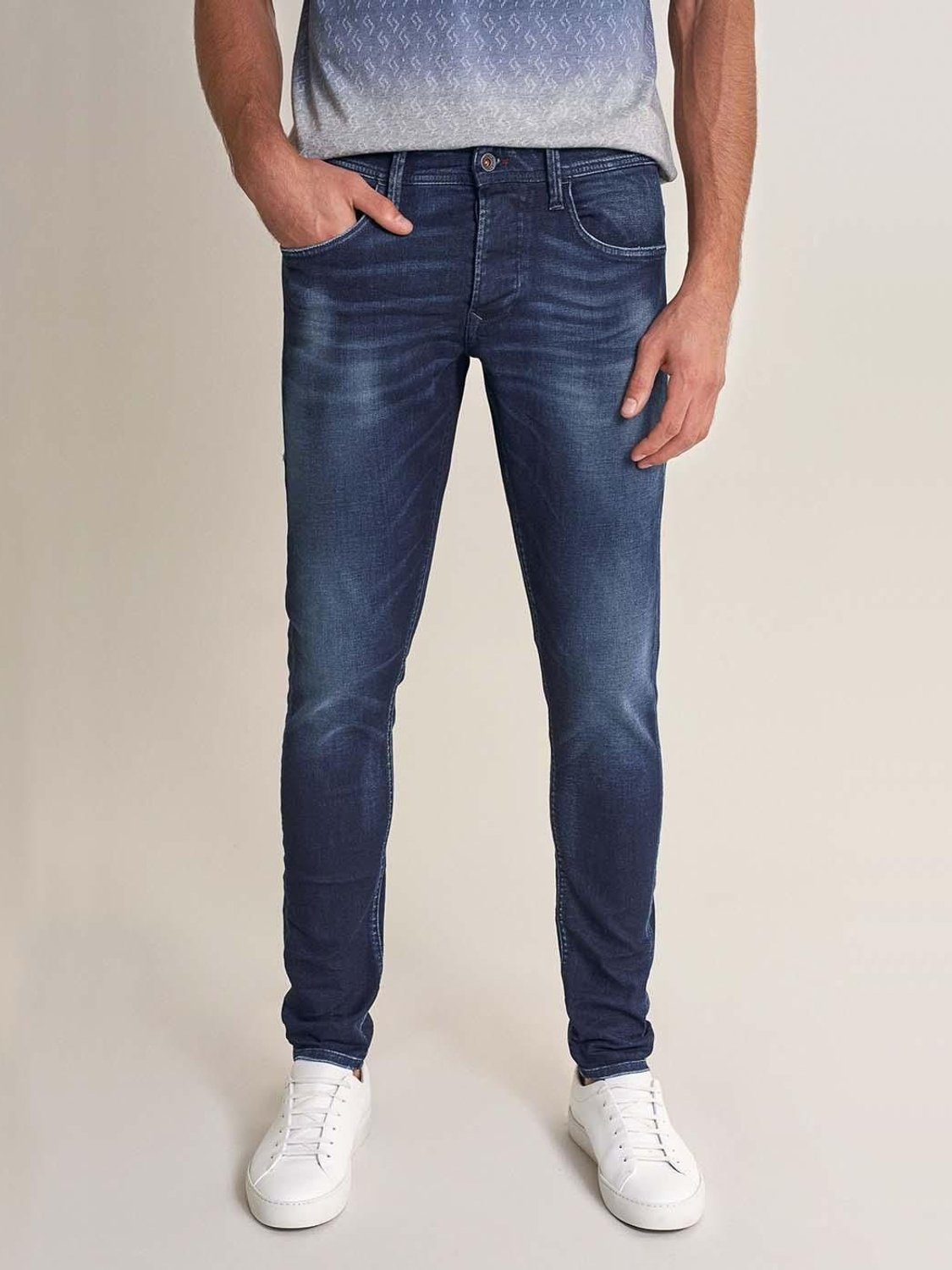Vaqueros Salsa Jeans Skinny Clash Ready To Go Azul - Bicos de Fío