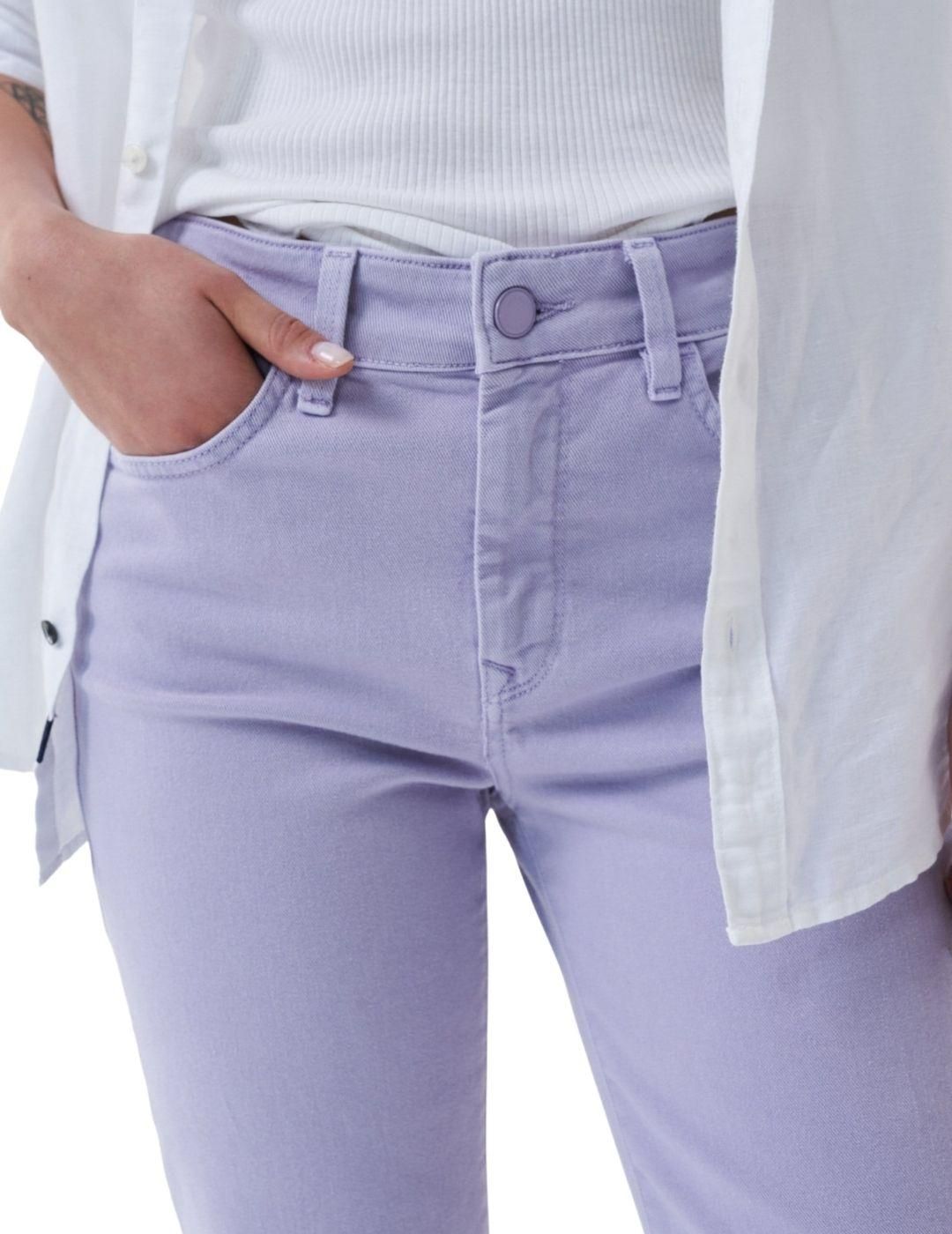 Vaqueros Salsa Jeans True Cropped Slim Lila - Bicos de Fío