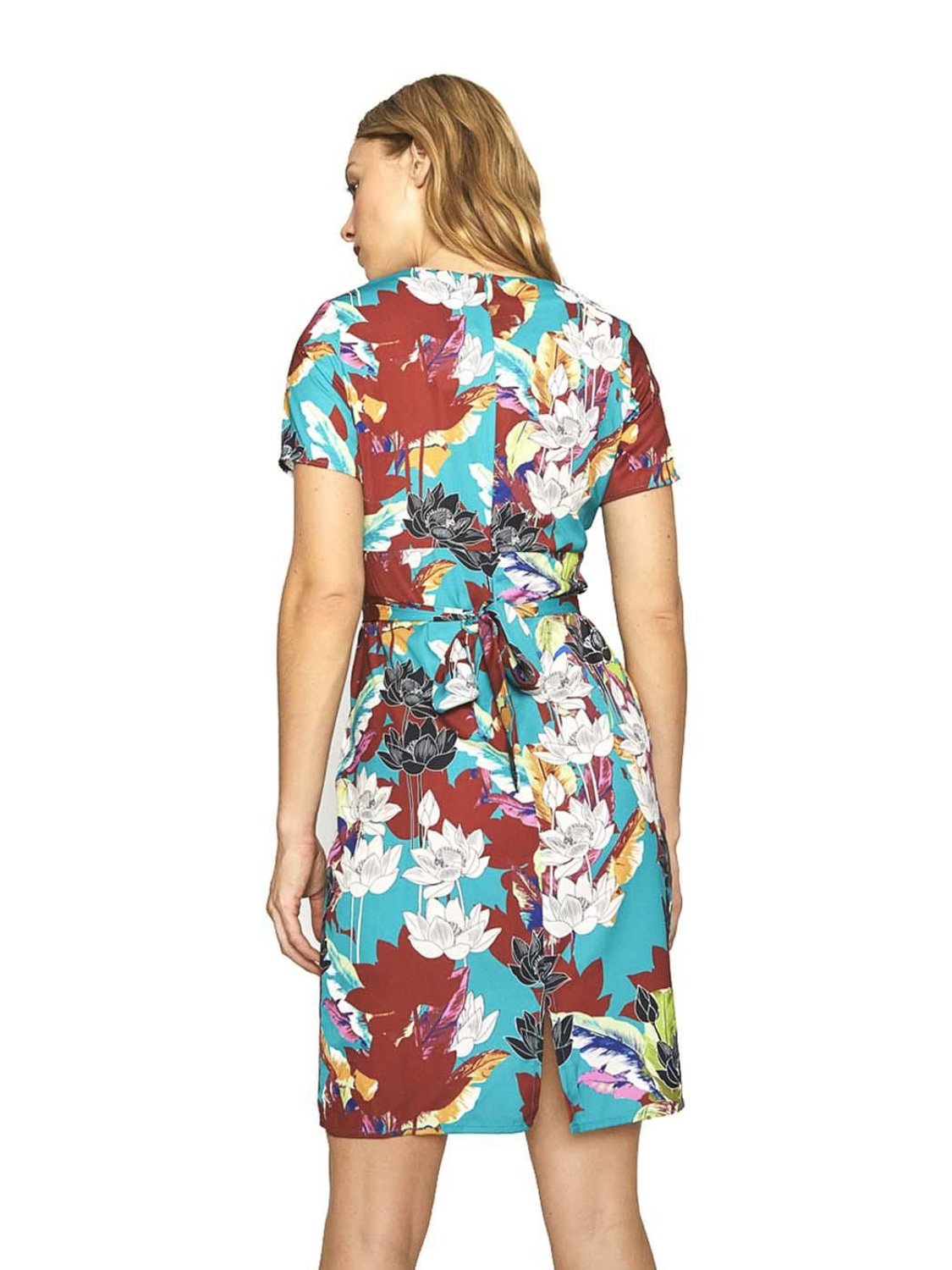 Vestido SURKANA Picto Turquesa - Bicos de Fío